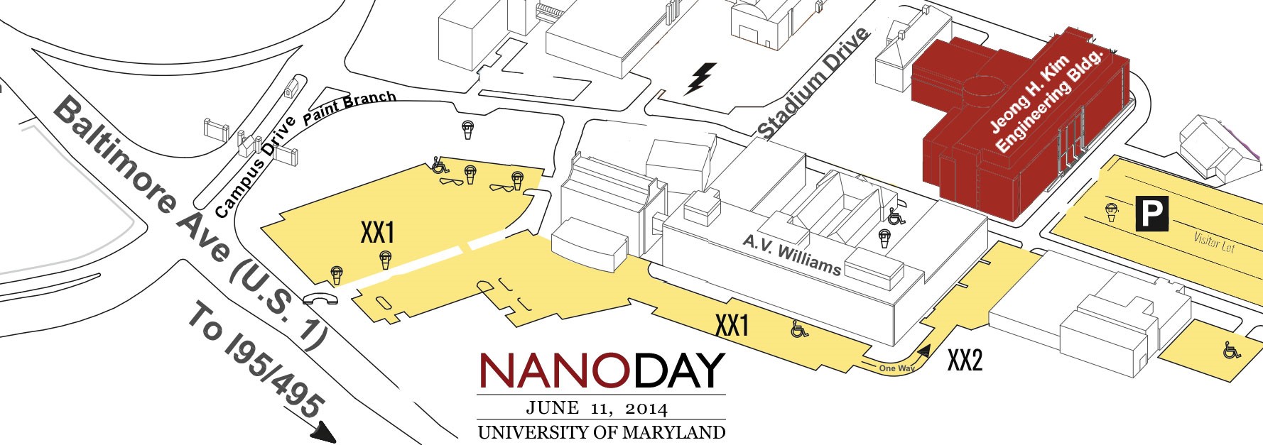 NanoDay 2014 Parking Map NanoDay 2014 Parking Map